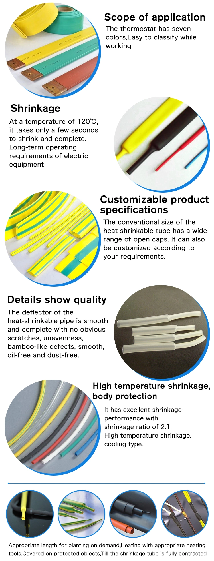 Heat Shrink Termination Kits, Heat Shrink Straight Joint Cable Accessories