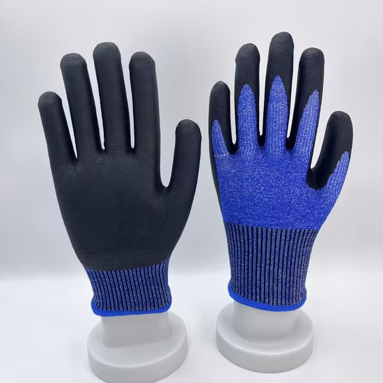 Test Reported Foam Nitrile Coated En 388 4342 Cut Resistant Maxiflex Safety Work Gloves